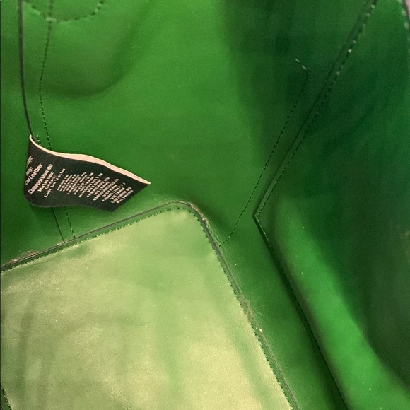 Ralph Lauren Navy and Green Debby Crossbody Bag Leather - Picture 7 of 12